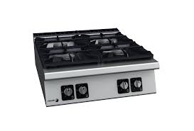 Plynový sporák na zemní plyn se 6 plotýnkami (5x Ø120mm, 1x Ø140mm)