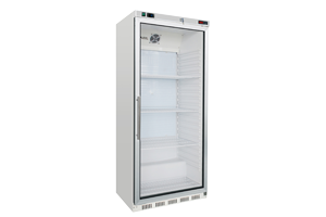 DR 600 G – Skříň chladicí 570 l, prosklené dveře, bílá