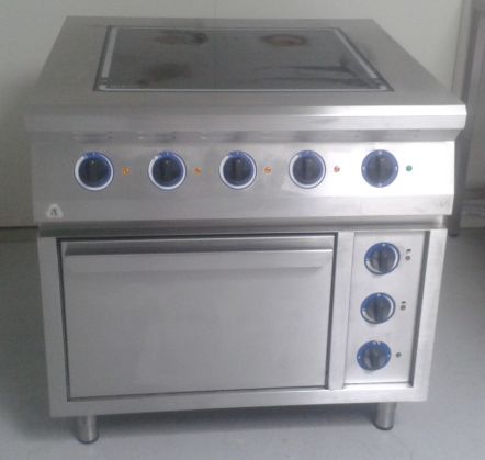 Elektrický sklokeramický sporák s troubou E-C-TGRH 4/900